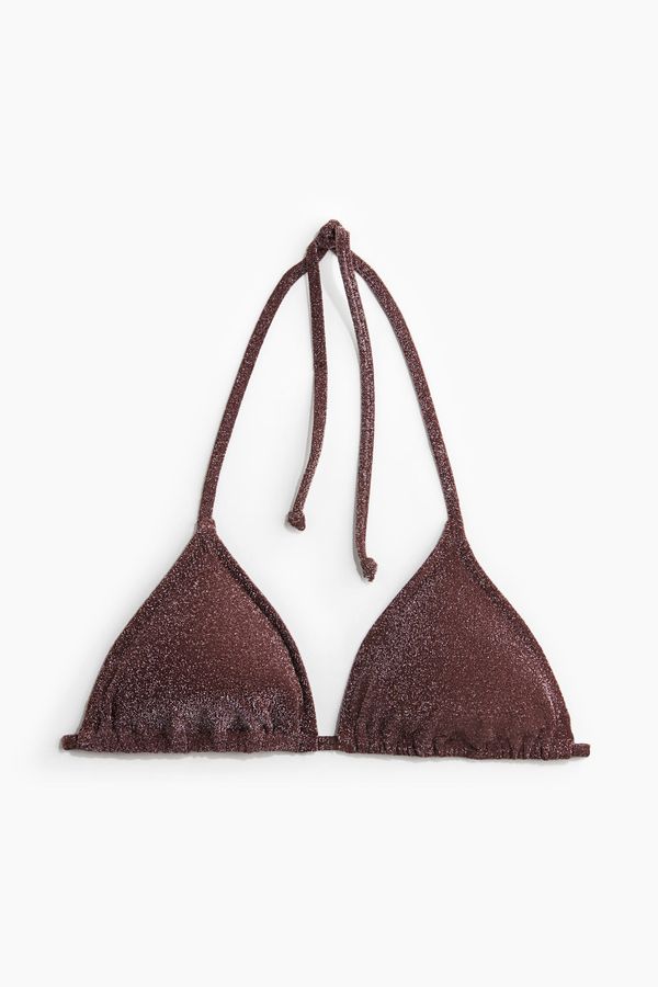 Top de bikini triangular con relleno