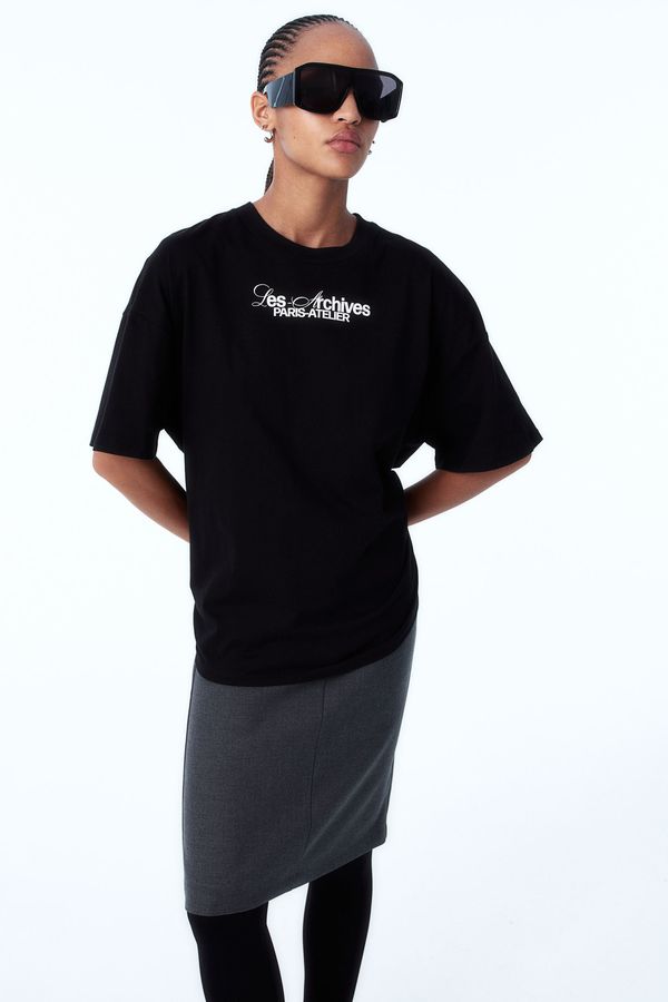 Camiseta oversize con motivo