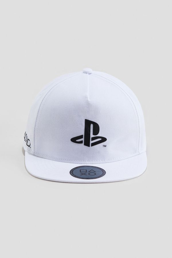 Gorra con motivo estampado