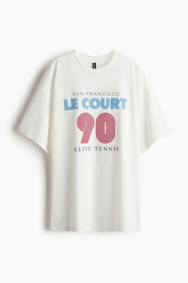 Camiseta oversize con motivo