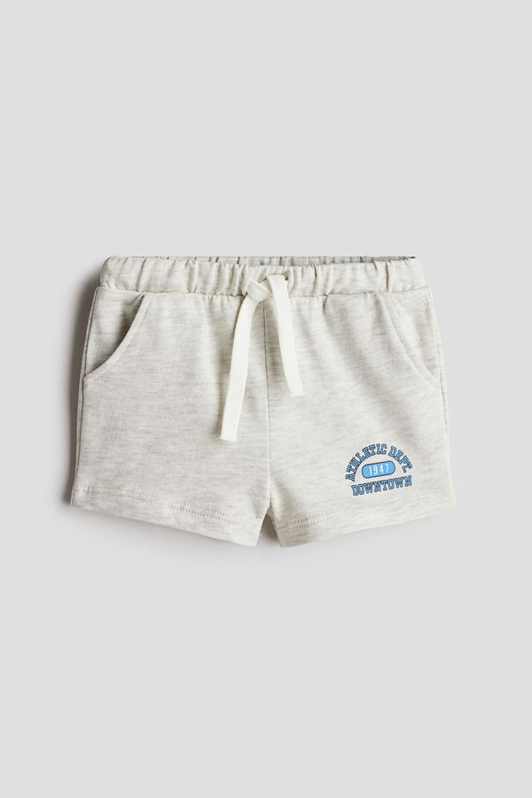 Shorts en franela con estampado