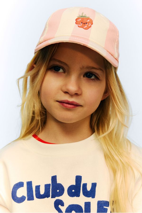 Gorra en sarga de algodón
