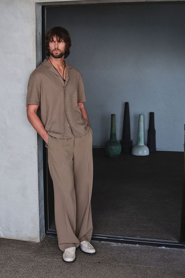 Camisa resort Regular Fit en punto