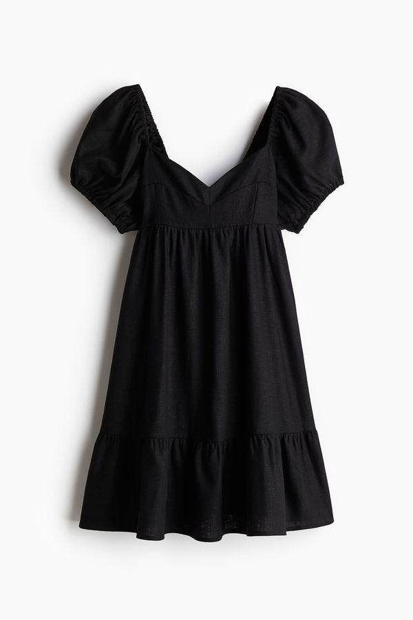 Vestido con mangas globo