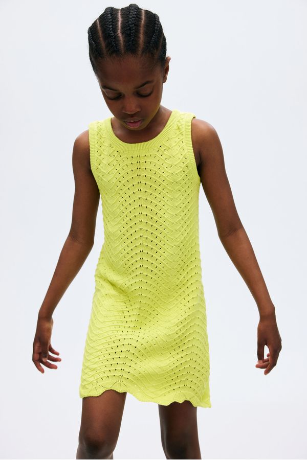 Vestido en algodón con textura