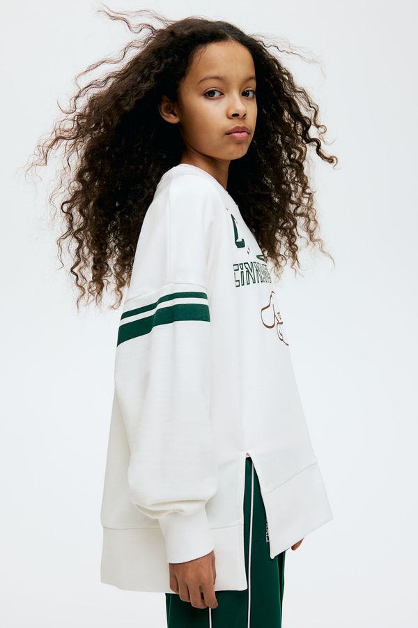 Saco oversize con estampado