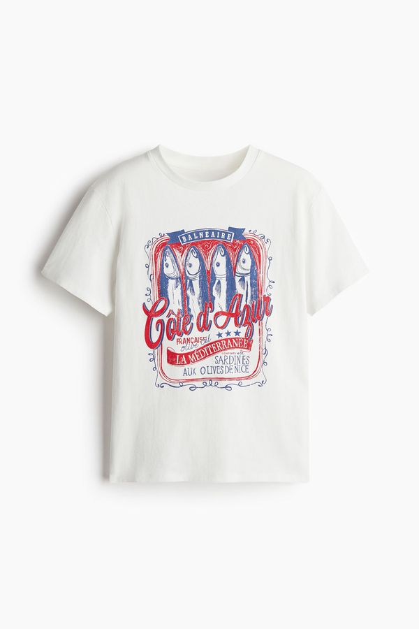 Camiseta con motivo decorativo