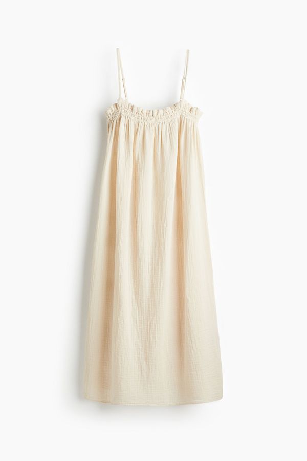 Vestido de muselina con tiras delgadas