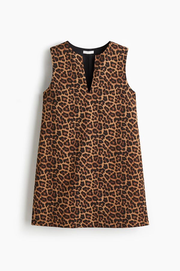 Vestido shift en sarga