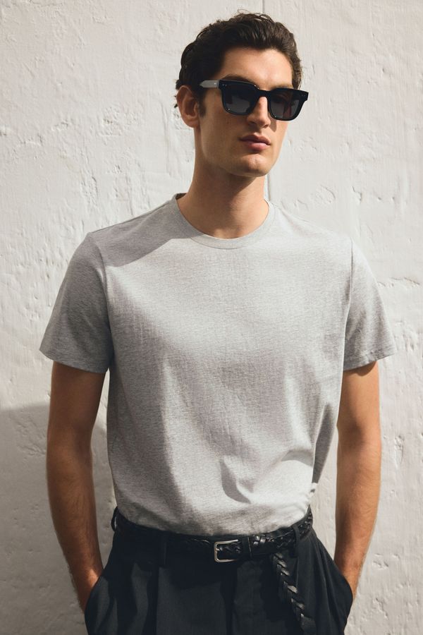 Camiseta en algodón pima Slim Fit