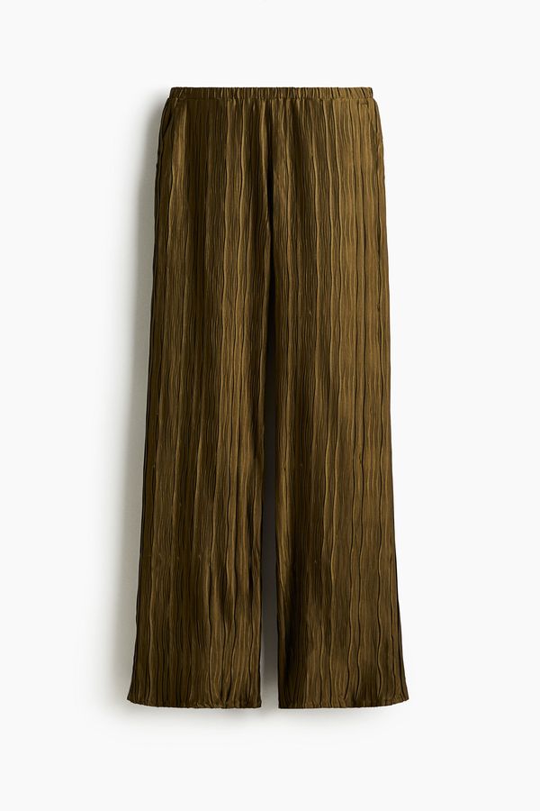 Pantalón con efecto arrugado