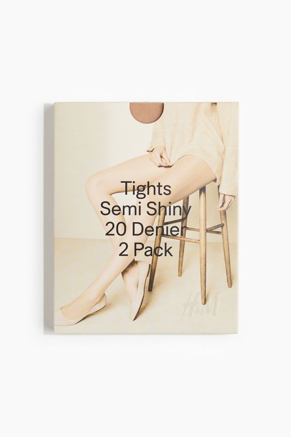 Pack de 2 medias 20 denier