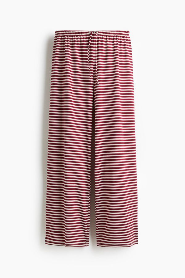 Pantalón recto con cordón de ajuste