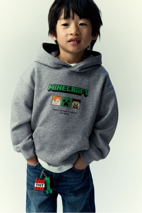 Hoodie con motivo estampado