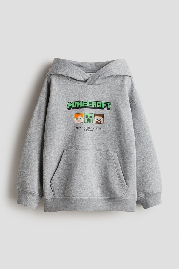 Hoodie con motivo estampado