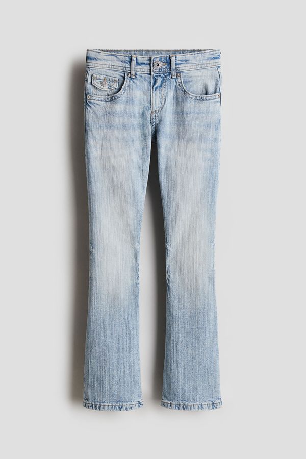 Flared Leg Low Jeans