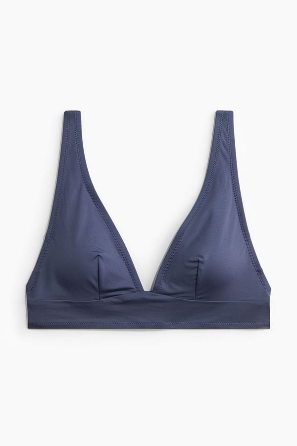 Top de bikini triangular con relleno