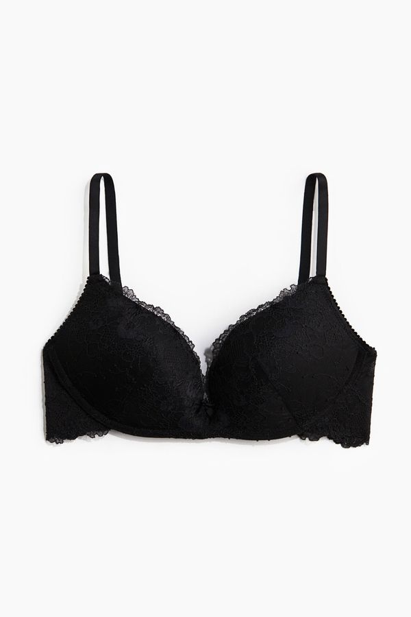 Sostén push-up de encaje sin aros