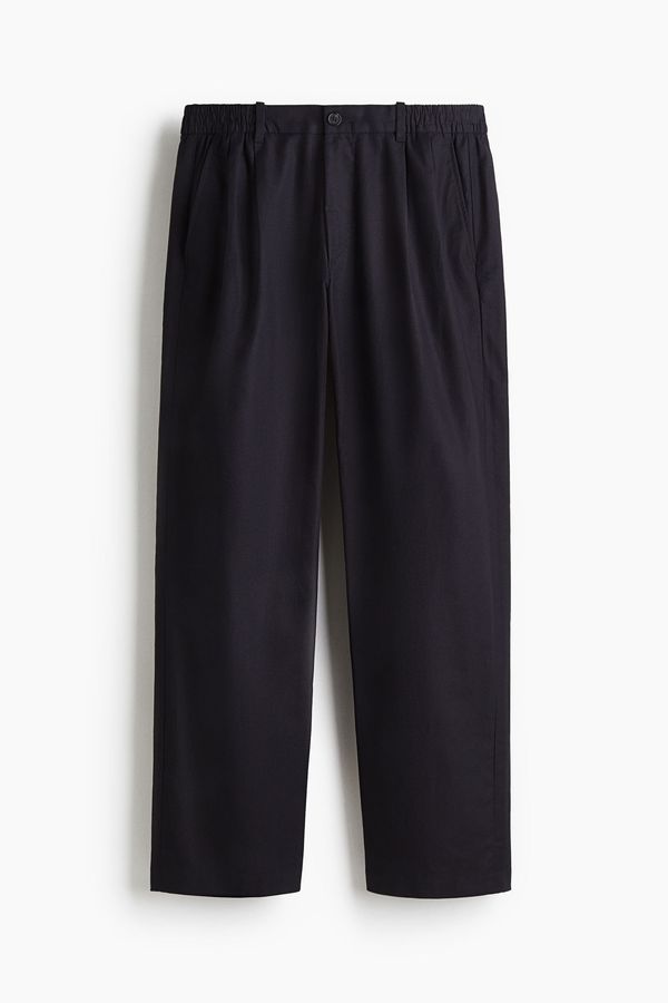 Pantalón clásico en mezcla de lino Relaxed Fit