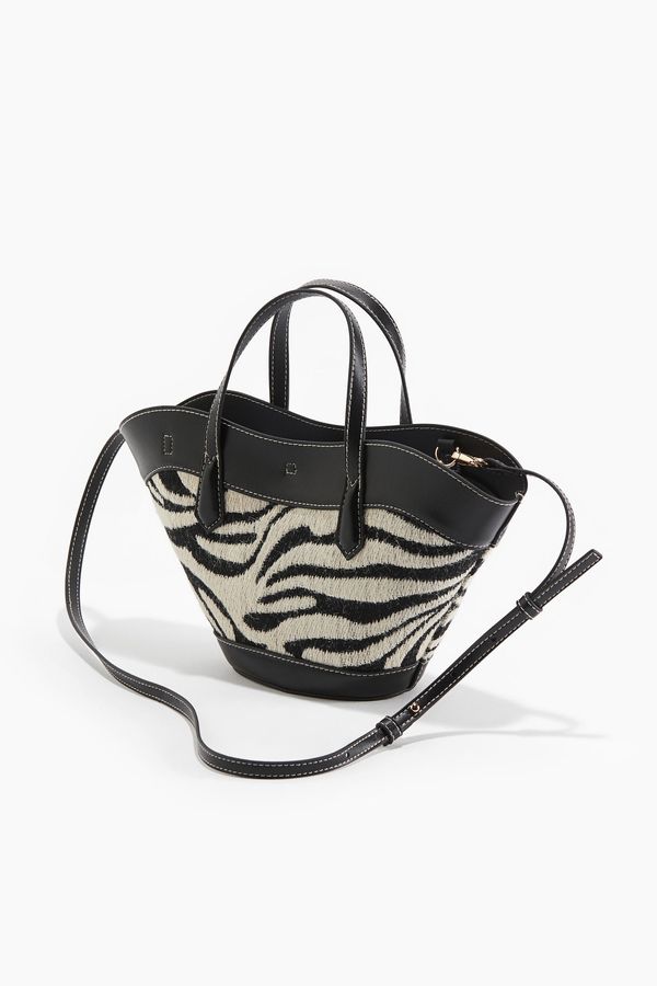 Bolso manos libres en tejido jacquard