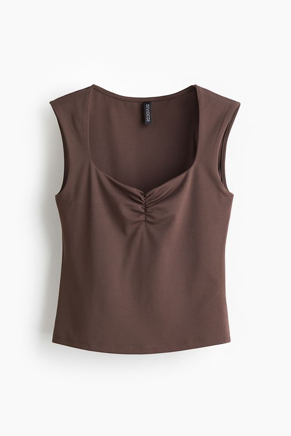Blusa manga sisa con recogido