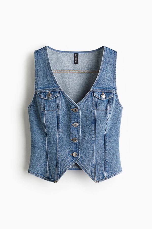 Chaleco en denim