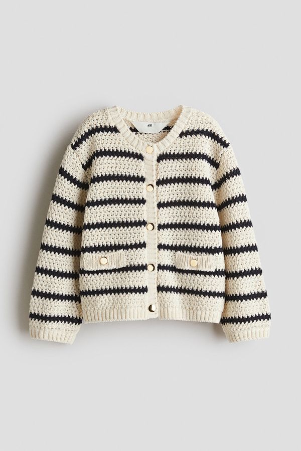 Saco cárdigan efecto crochet