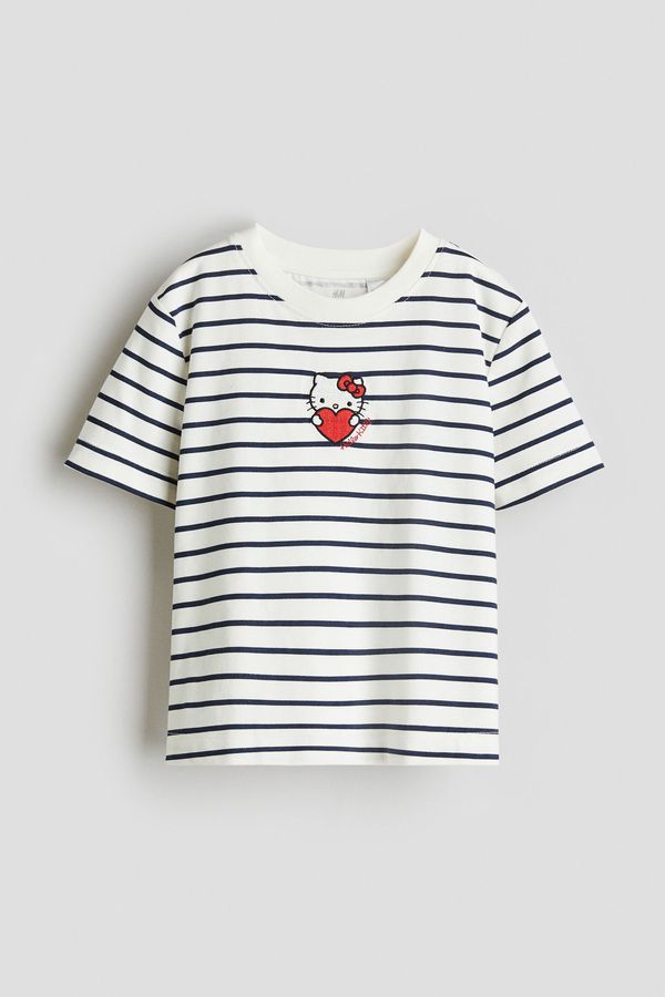 Camiseta de algodón con motivo estampado