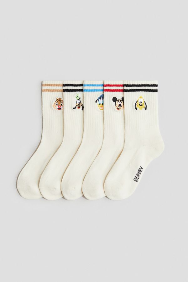 Pack de 5 medias con motivo intarsia