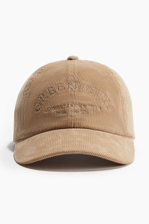 Gorra en pana