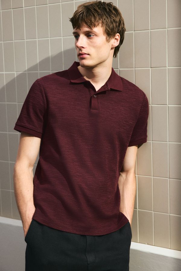 Camiseta estilo polo Slim Fit