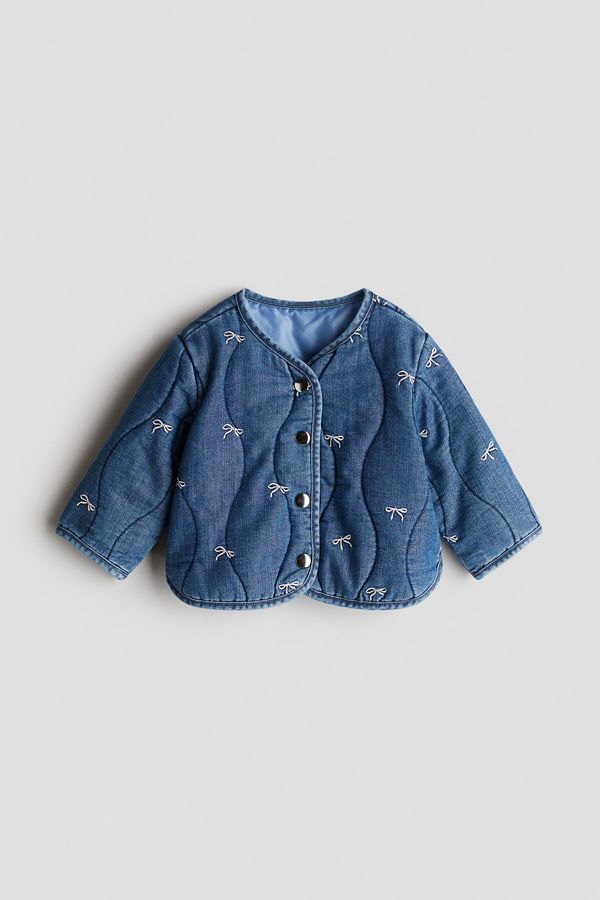 Chaqueta en denim acolchada