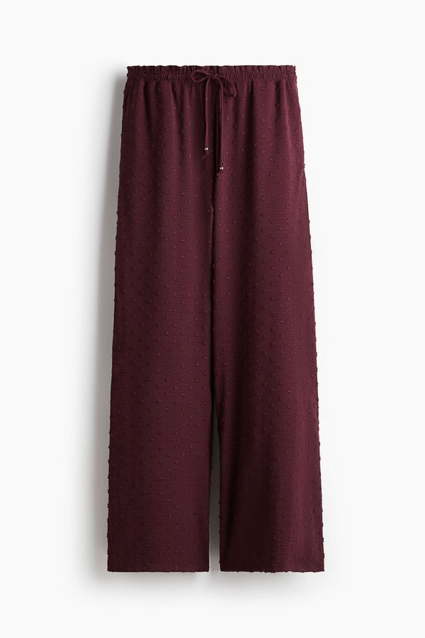 Pantalón plumeti con cordón de ajuste
