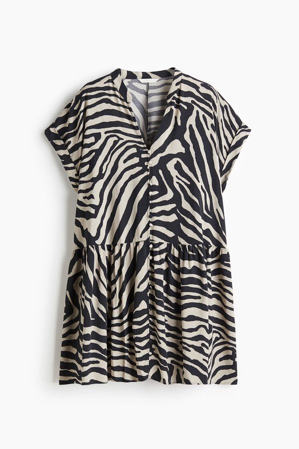 Vestido túnica efecto arrugado