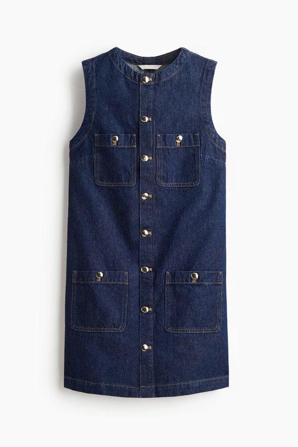 Vestido manga sisa en denim