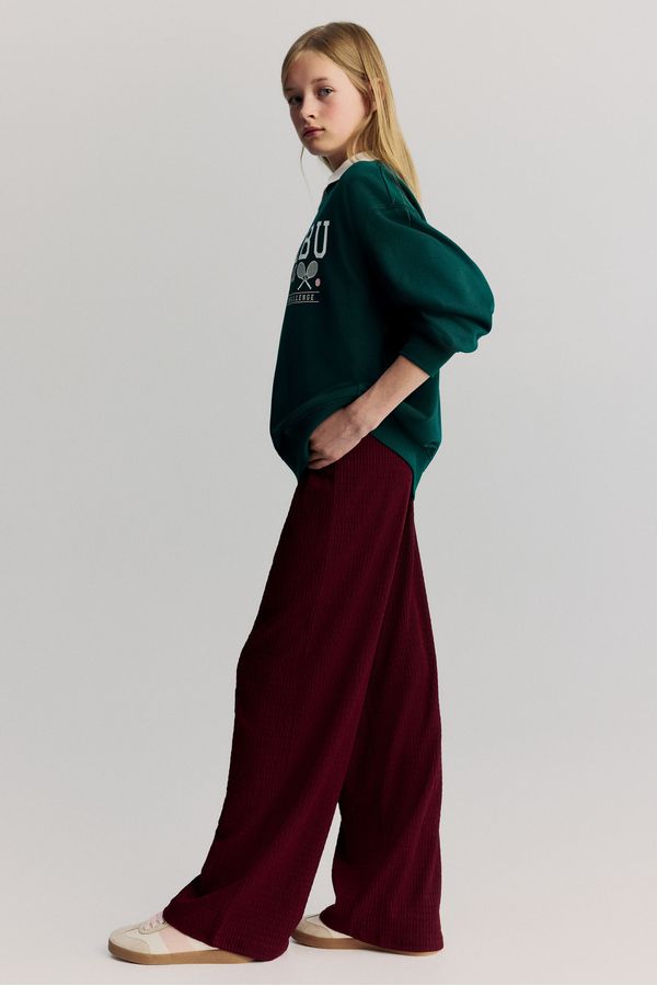 Pantalón de punto con textura