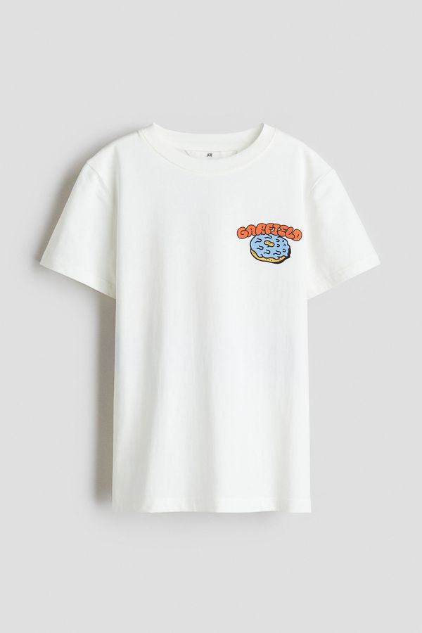Camiseta en algodón con motivo estampado