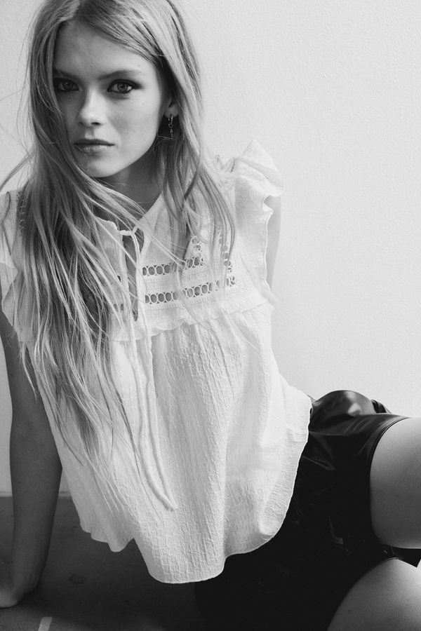 Blusa en punto texturizado
