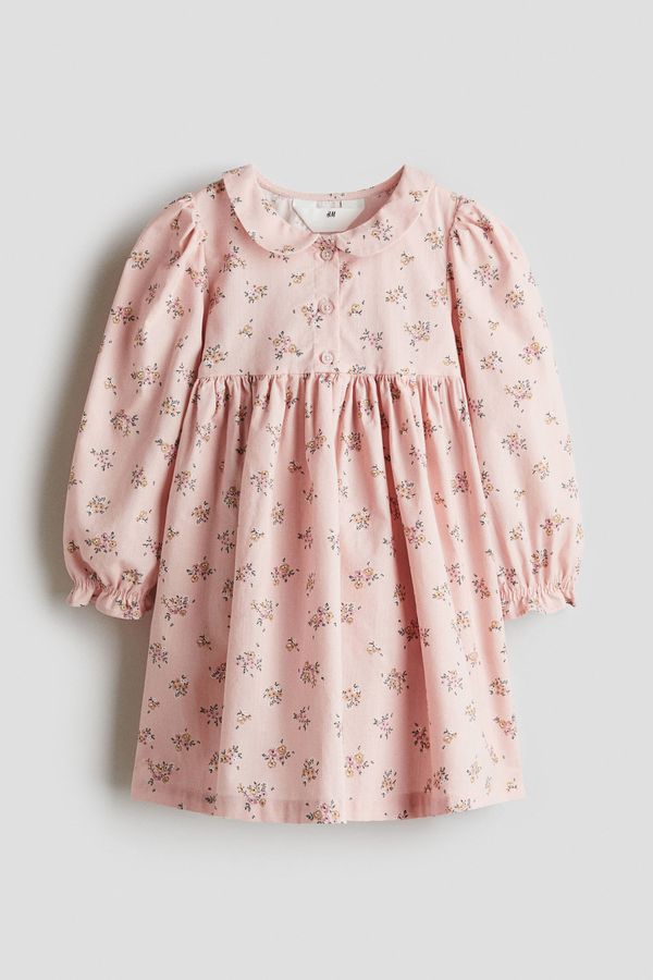 Vestido estampado de algodón