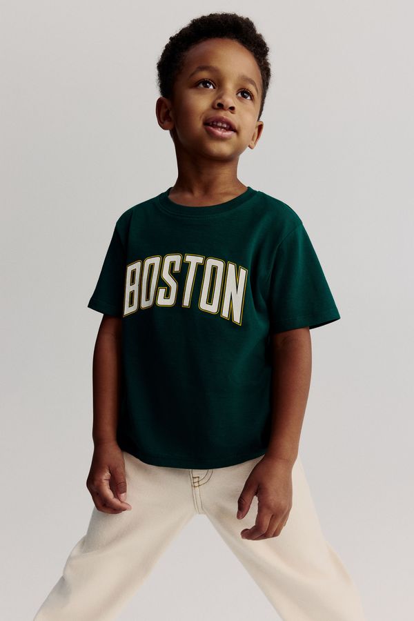 Camiseta de algodón con estampado