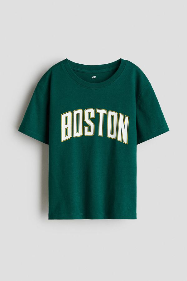 Camiseta de algodón con estampado