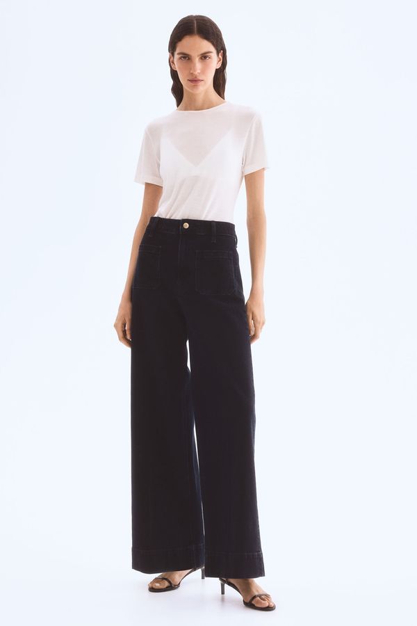 Wide High Jeans