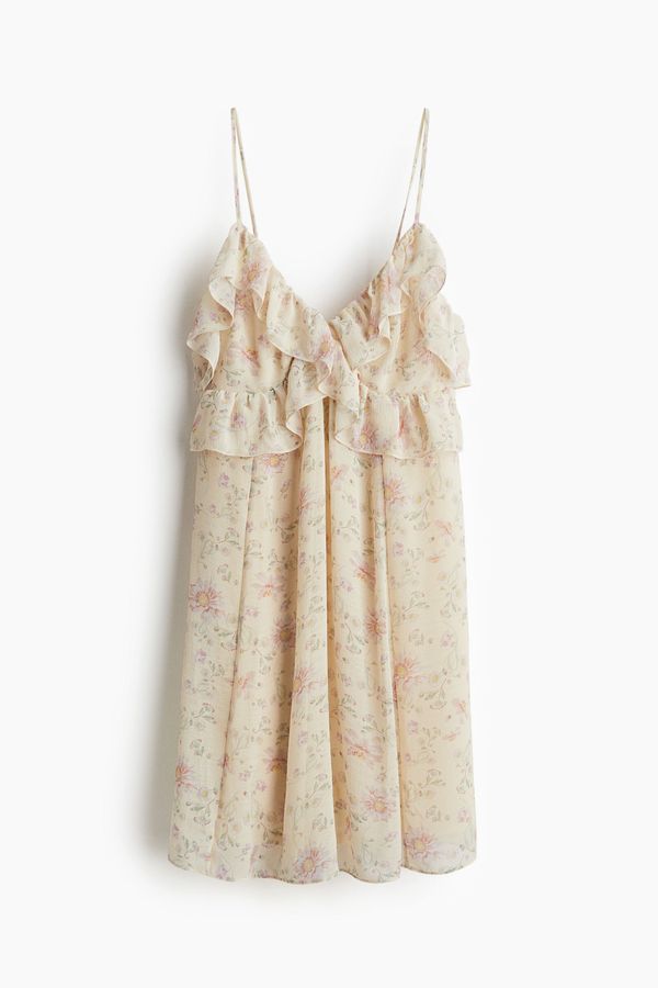 Vestido de volantes con ribete de volante