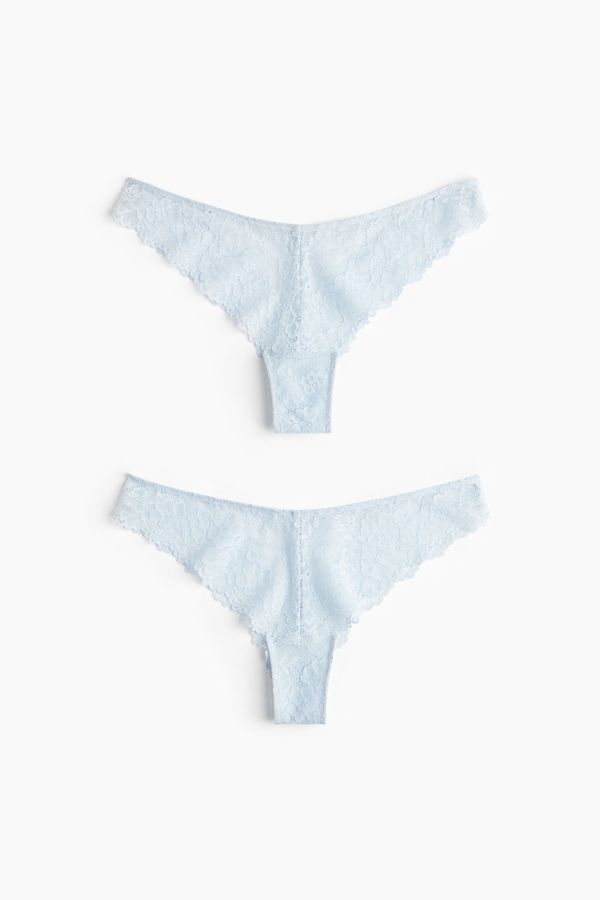 Pack de 2 pantis Brazilian de encaje
