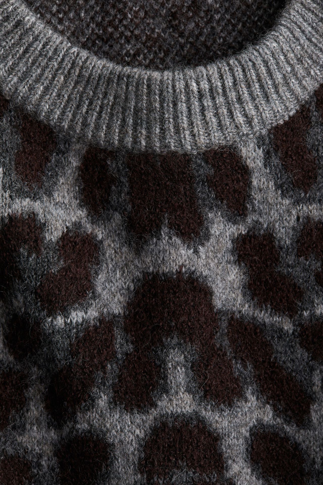 Saco en tejido jacquard