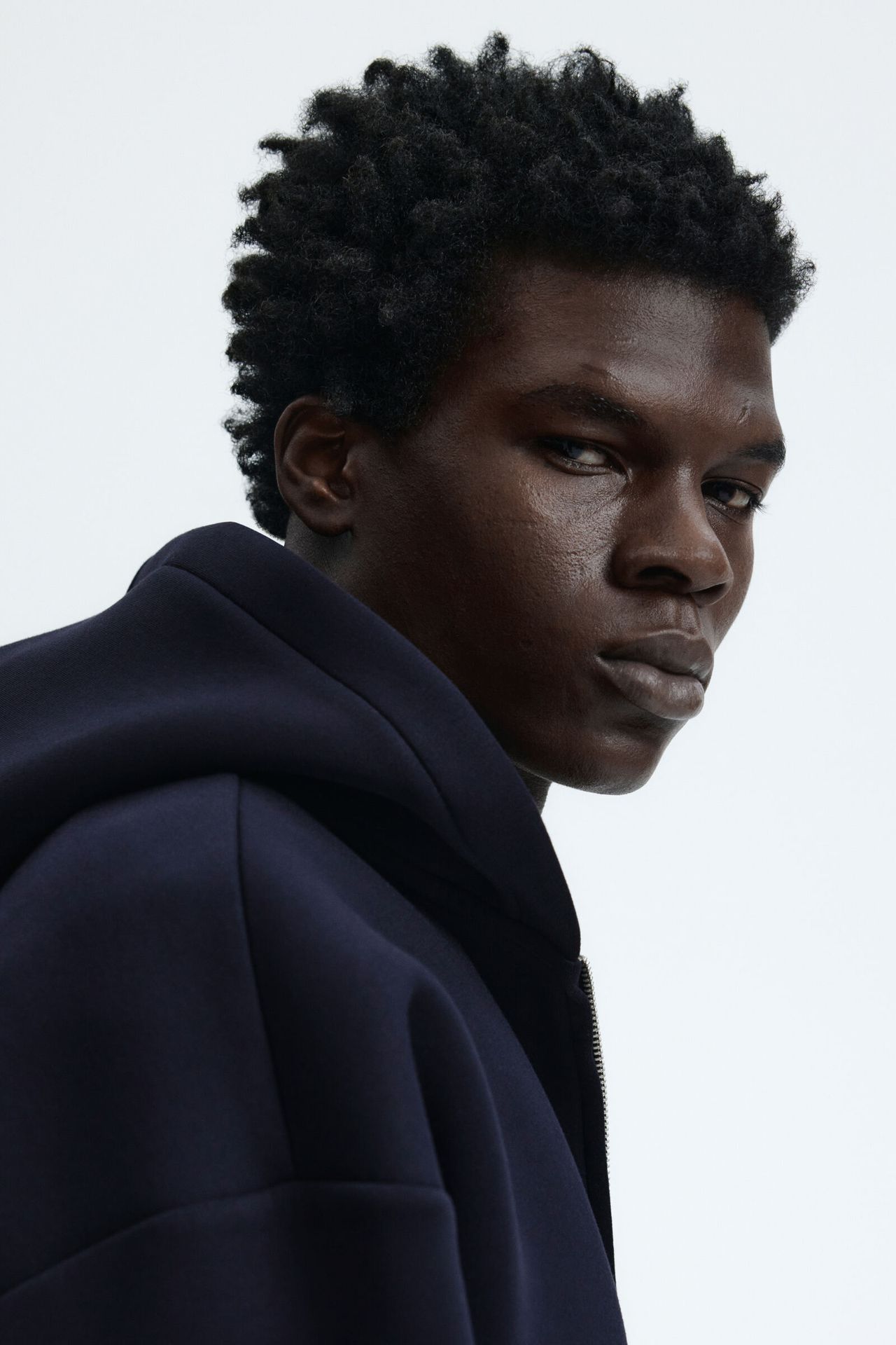 Chaqueta sudadera Loose Fit con cremallera